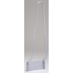 Vertical Mount Cone Holder, Carbon Steel, 22 in Height, 6 7/8 in Length, 2.25
