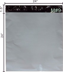 Fantasybuy 300 #M9 WHITE POLY MAILERS ENVELOPES Self Sealing BAGS 24″ X 24″