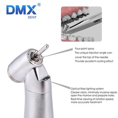 DMXDENT Dental 1:1/1:4.2 /1:5 Contra Angle Fiber Optic LED Low Speed Handpiece