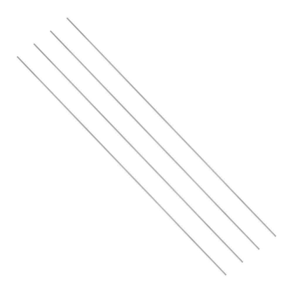 4 pcs 1.6mm Dia 356mm Length GR5 Metal Solid TC4 Titanium Round Bar[0.06 x 14IN]