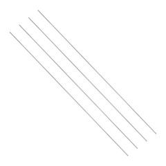 4 pcs 1.6mm Dia 356mm Length GR5 Metal Solid TC4 Titanium Round Bar[0.06 x 14IN]