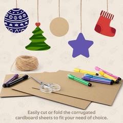 Corrugated Cardboard Sheet Flat Cardboard Pads Inserts Thick for Crafts Mailing
