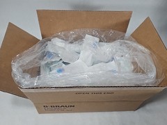 BRAUN Dispensing Pin Assembly Non-Vented 1-Way Valve 412022 (50 Ct) Exp 03-31-29