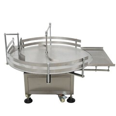 Bottles Accumulation Table39.3″ Dia. Bottle Turn Rotary Sorter w/Wheel 30.7″ H