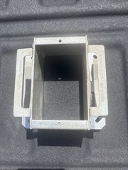 Hubbell Raco 796B 4″ 2-Gang Block-Loc Device Cover