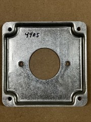 ORBIT 4405, 4″x4″ 1/2″ Raised 1.60 Inch Round RS Power Outlet Box Cover 1pc