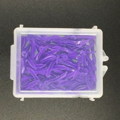 Dental Disposable Plastic Wedge With Holes Round Stern 4 Sizes Wave Poly-Wedge