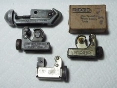 4 Vtg Tight Quarters Tubing Cutters Ridgid 104 The Imperial Brass Mfg Co