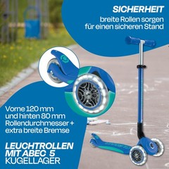 Primo Foldable Plus Lights Scooter – Kick Scooter Kids Ages 3 and Up Scooter 120…