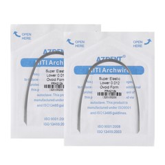 AZDENT Dental Orthodontic Brackets Braces /Supper Elastic Niti Arch Wires