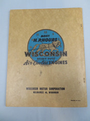 Vintage Wisconsin Air Cooled Heavy Duty Engines Instruction Book ADH AE AEH AEHS