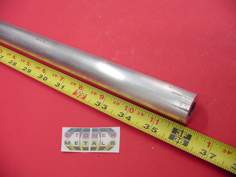 1″ OD x 1/4″ Wall 6061 T6 ALUMINUM Round Tube 36″ long 1/2″ ID Seamless