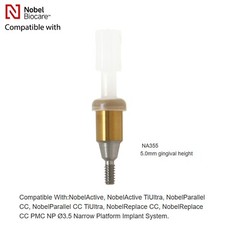 Locator Tapered Abutment for Nobel Active Biocare Conical Connection NP/RP 1-5mm