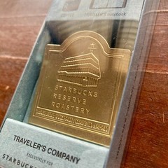TRAVELER’S notebook Starbucks Reserve Roastery Camel passport size Set of 8