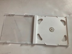 5 Top Quality 10.4mm Very Rare Brilliant Double 2 CD Jewel Cases w/White Tray