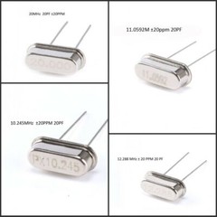 49S Inline Passive Crystal Oscillator 3.579545MHZ-48.000MHZ 2Pin