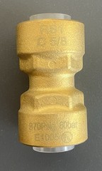 SB1 5/8” Quick Connect HVAC Brass Coupler Fitting 5/8” RS1 Coupling Slip X Slip