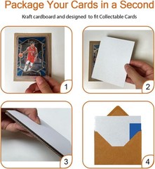200 Packs 4×6 Inch Corrugated Cardboard Sheets, Premium White 4×6,