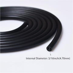 10ft 3/16″ ID Fuel Hose with 20 Clamps for Small Engines, Min Color: 3/16 Inch