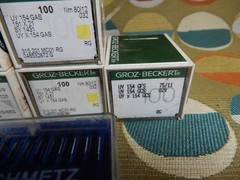 Groz-Beckert UY 154 GAS (300) GFS (100) GHS (100) Schmetz NM 70 Size 10 B-27