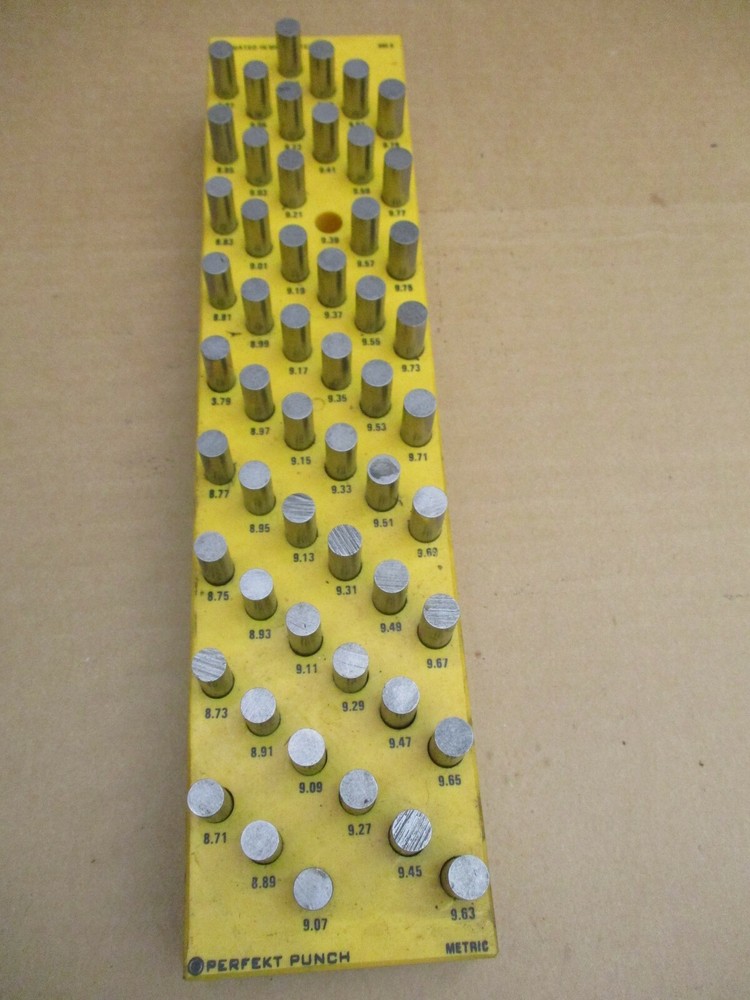 Pin Gauge Perfekt Punch Metric Graduated in Millimeters BM6 8.71~9.79 A2622DH