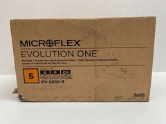 Ansell Reorder No EV-2050-S Latex Gloves Small Microflex LOT 1000 Gloves