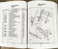 Ford 1821 1841 Gasoline Tractor Parts Operators Manual Owners Set Catalog Book