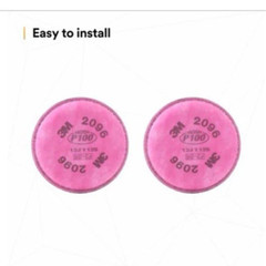 3M Particulate Filter P100, 2096CN, 2 Pack, Exp. Date 02/23, GB2626-2006, FREESH