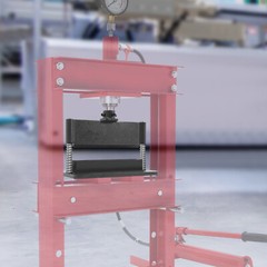 12″ Press Brake Attachment for 12-20 Ton Hydraulic Shop Press Bending Red