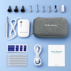 TESLONG 4.3mm WiFi Digital Otoscope Endoscope camera Ear Pick for iPhone Android