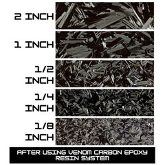 1″ Chopped Carbon Fiber: 1 lb (making FORGED composites)