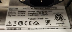 GE Xuri W25 Cell Expansion System with CBCU, Pump, Filter Heaters & Accessories