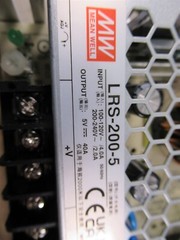 Mean Well LRS-200-5 Power Supply 200W 5V Case of 15 Units