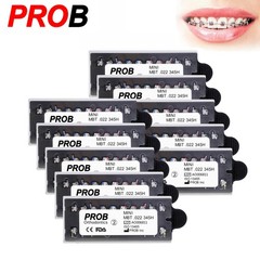 PROB Dental Orthodontic Metal Brackets Brace MIM MBT/ROTH 022/018 345H Monoblock