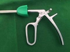 Laparoscopic Laparoscopy Bulldog Clamp Forceps 10mmx330mm 6 Clips