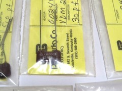 Capacitors – Assortment Grab Bag of Various Mixed Values, New Old Stock – Read