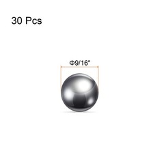 30pcs Precision Balls 9/16″ Diameter G10 Chrome Steel Ball for Bearings Silver