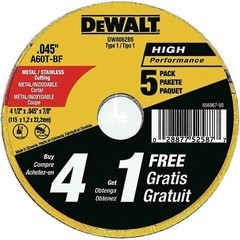 4-1/2-Inch Right Angle Grinder Kit Blades Metal and Stainless Cutting Wheel disk