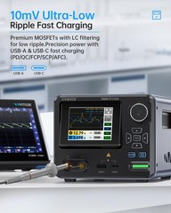 IPS3608 DC Power Supply Variable 36V 8A Bench 10mV Ripple 4-Digit IPS Display