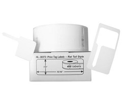 DYMO Compatible LW 30373 Pricetag Labels (Rat Tail Style) – (100) Rolls of 400
