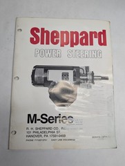 SHEPPARD POWER STEERING M-SERIES SERVICE CATALOG MANUAL PARTS LIST