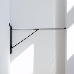12″ Black Heavy Duty Slatwall Brackets – Securely Display Your Shelves (4 Pack)