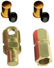 WeldingCity® Dinse-type Twist-lock Cable Connector Pair #6-#4 16-25mm US Seller