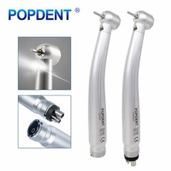 POPDENT Dental High Speed (LED E-generator) Handpiece 4/2-Hole Air Turbine