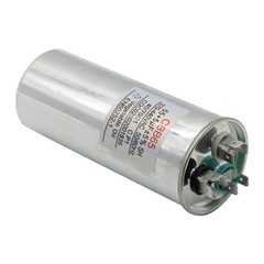 55/5 MFD uF Dual Run Capacitor 370-440 vac Volts AC Motor HVAC 55+5
