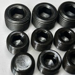 50pc Pipe Plugs Fittings Assortment Kit 5 Sizes NPT 1/16 1/8 1/4 3/8 1/2 3/4 NEW