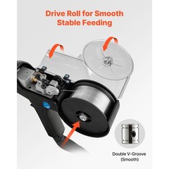 Uimoso 160Amp Spool Gun Compatible with Miller Spoolmate 200 Series 300497