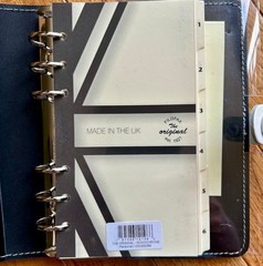 Filofax 2016 Personal Organizer, The Original Monochrome, 6.75 × 3.75″ – NEW