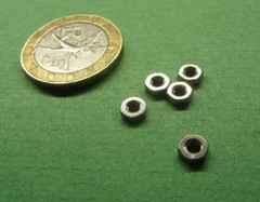 18-8 Stainless Hex Nut RH, 3-56 x 3/16″ W x 1/16 H, 300 pcs
