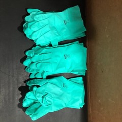 (9 PAIRS) MAPA PROFESSIONAL, STANSOLV NITRILE GLOVES SIZE, 10-10-1/2, FREE SHIP